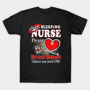 Sleeping Nurse T-Shirt